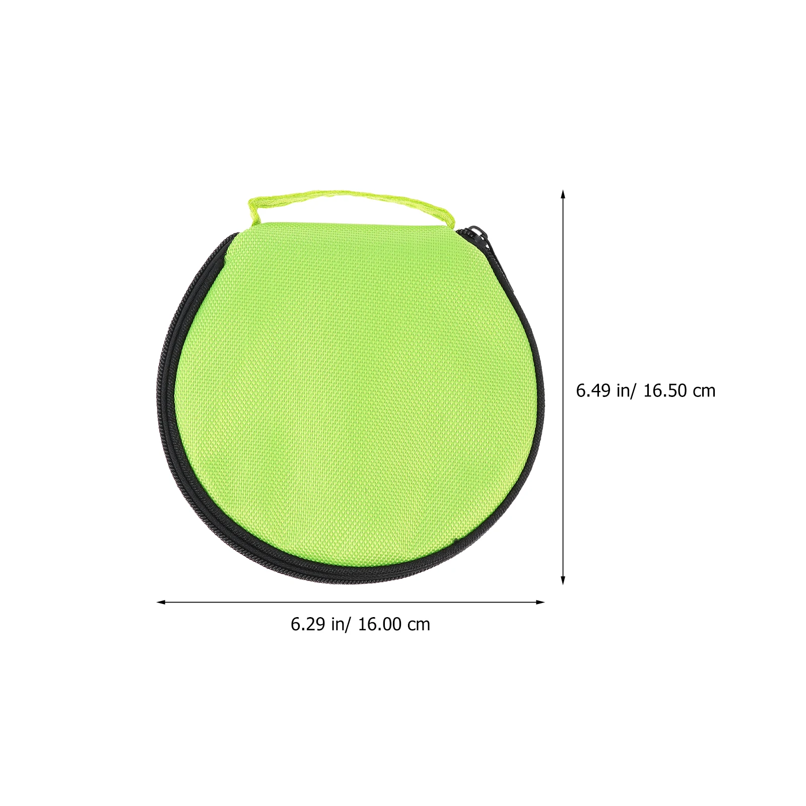 

Large Capacity CD Bag Storage Box Green Zipper DVD Wallet Organizer Pouch Portable Disc Case Protects Dust Damp