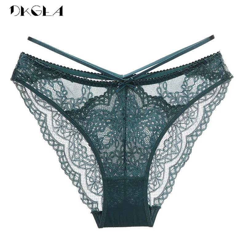 ملابس داخلية نسائية رمادية جديدة لعام 2020 ملابس داخلية مثيرة منخفضة الارتفاع مطرزة مقاس كبير XL L ملابس داخلية مريحة وشفافة من الدانتيل #4