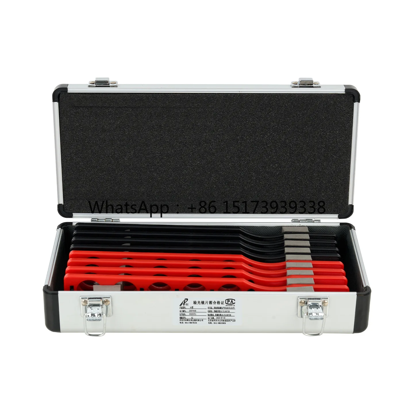 8-Row Compact Trial Lens Set, 40-Type Plastic Frame Test Lenses with Carrying Case