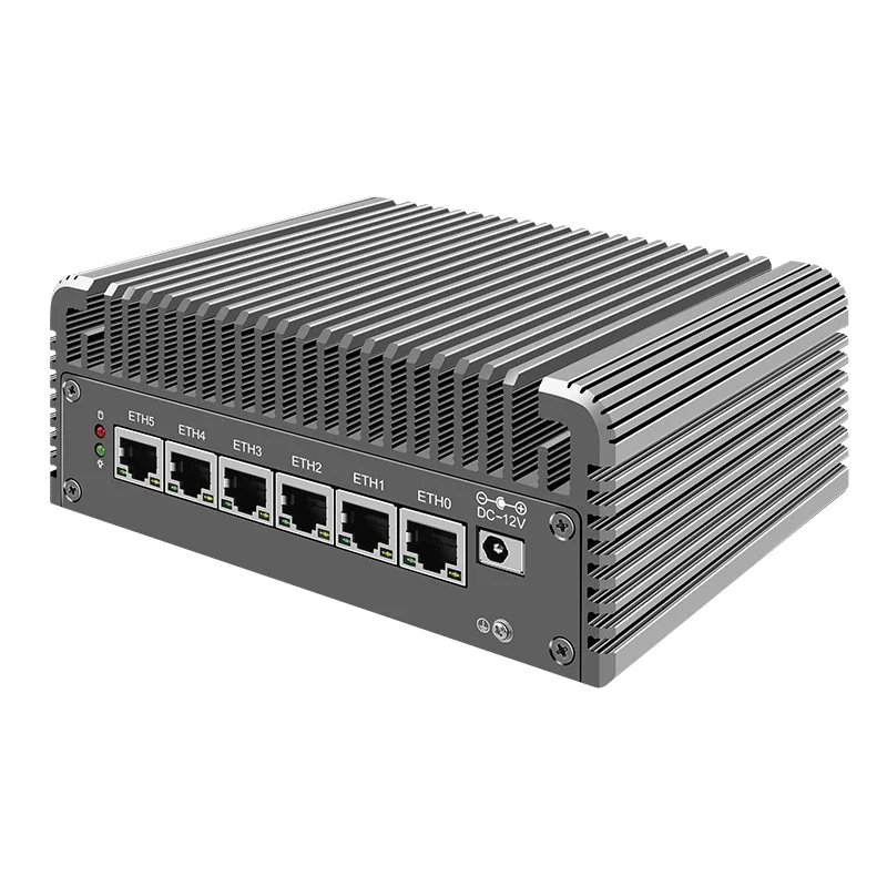 Novo 6xi226-V 2.5g 13th gen pc macio intel i7 1355u i5 1335u i3 1315u usb4.0 2xddr5 fanless mini pc nas firewall aparelho proxmox