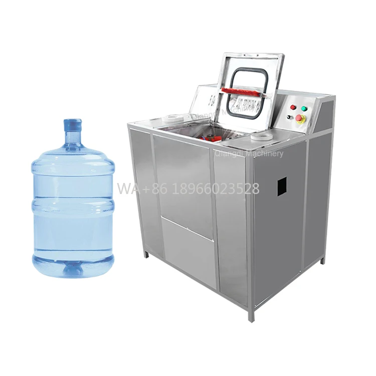 آلة تنظيف غسيل الحاويات الصغيرة شبه الأوتوماتيكية بسعة 5 جالون #1