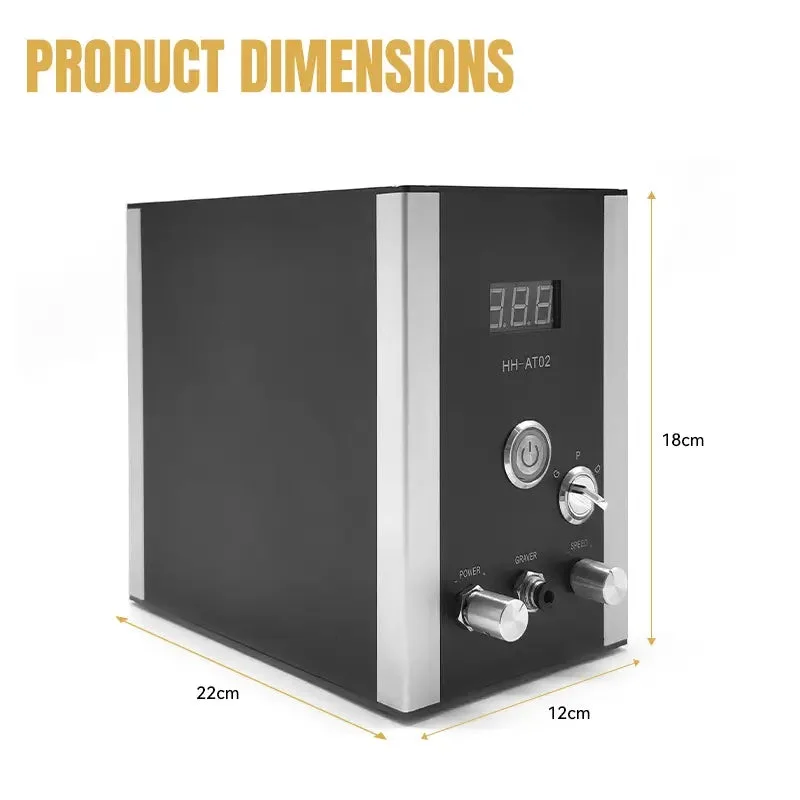 

Powerful Pneumatic Jewelry Engraver HH-AT02 Jewelry Craft Drilling Polishing Carving Machine with Micromotor Handpiece