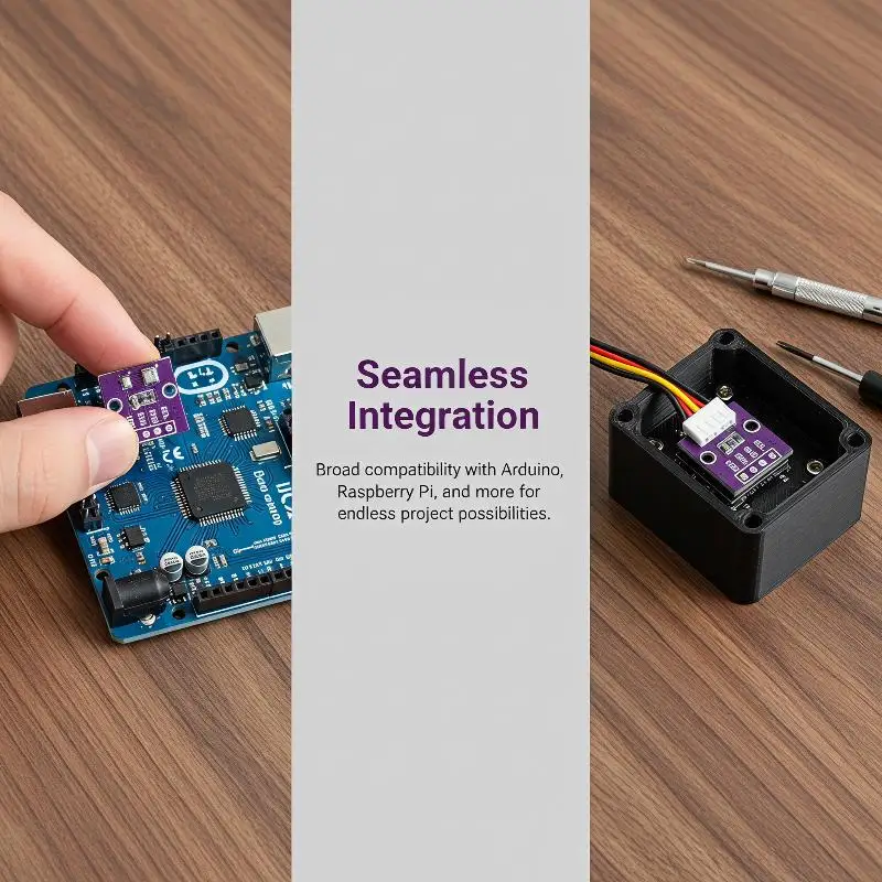 AHT20+BMP280 Temperature Humidity Air Pressure Sensor Module for Maker Education Training DIY Weather Station Project