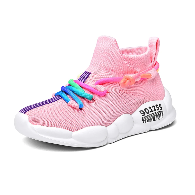 2025 Hot Brand Children Shoes Boy Girls Breathable Footwear  Soft Comfort Casual Sports Shoes Kids Socks Sneakers tenis de niño