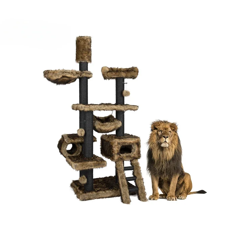 Cat Super Large Cat Climbing Frame  Nest  Tree Integrated Luxury Tongtian Pillar  Frame 170440