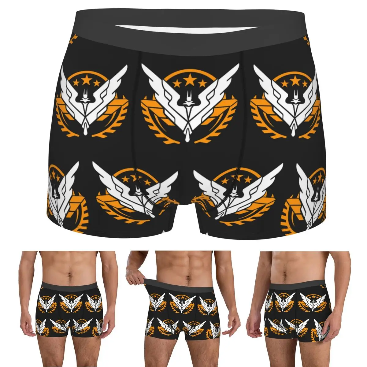 Boxer Underpants Shorts Elite Dangerous - Triple Elite Panties Male Soft Underwear for Homme Man Boyfriend Gifts