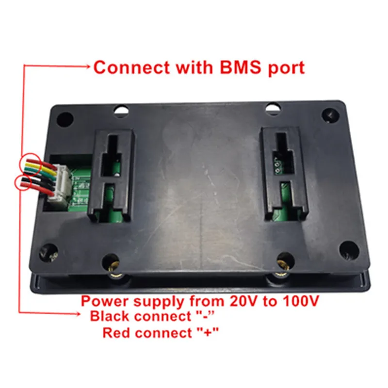 BMS 3.8 inch LCD Display Screen show voltage 16S 20S 24S 22S Li-ion Lipo lifepo4 Battery Protection Board Voltage Capacity Meter