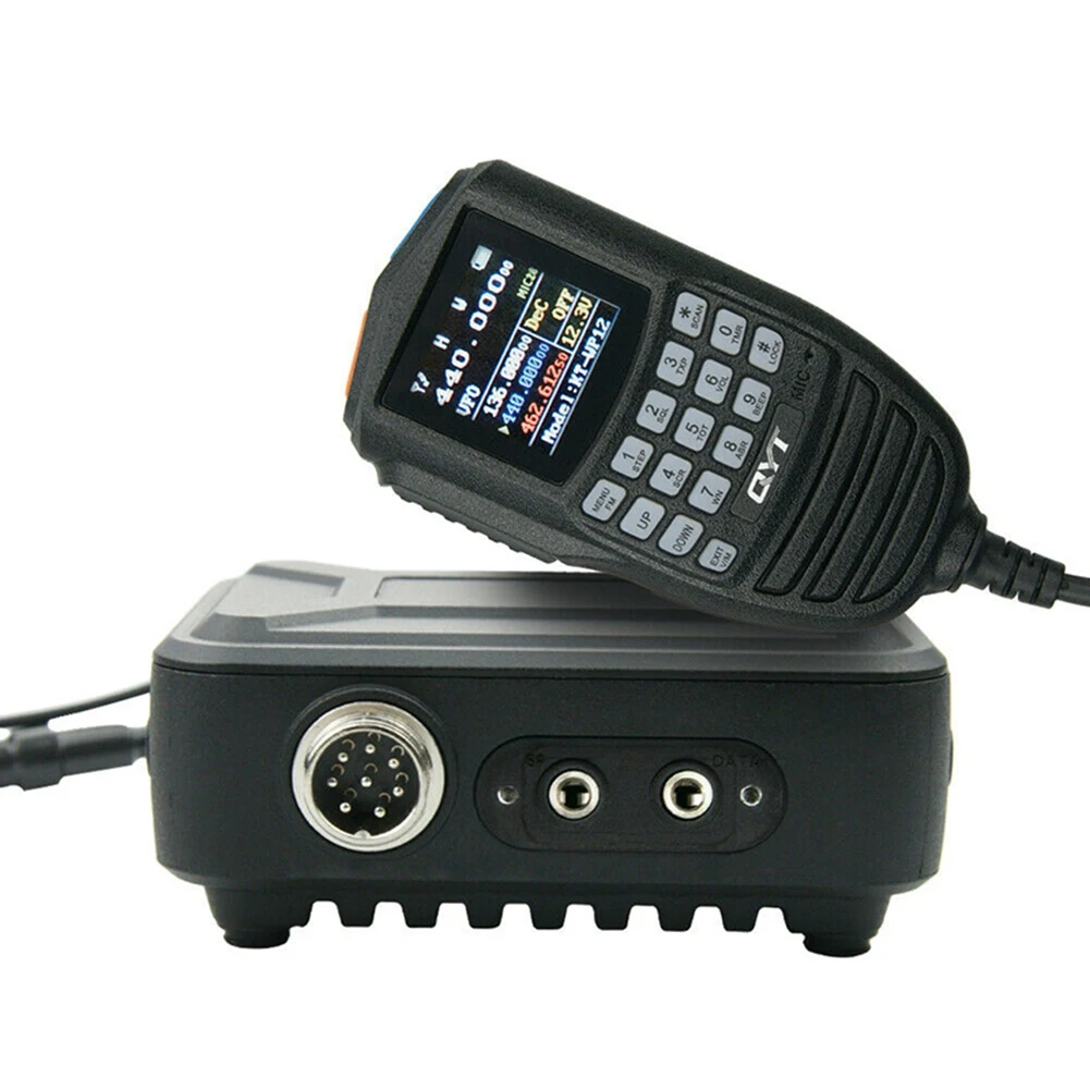 WP-12 Mini Mobile Radio FM Transceiver 25W 200 Channels VHF UHF Dual Band Car Radio Station JDJ