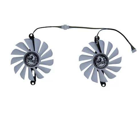 Graphics Cooler GPU Video Card Fan For SOYO RX 580 2048sp 8GB,For Soyo RX590 590 8G,2Pcs/Set,GFY09010E12SPA,Replace HP9015B