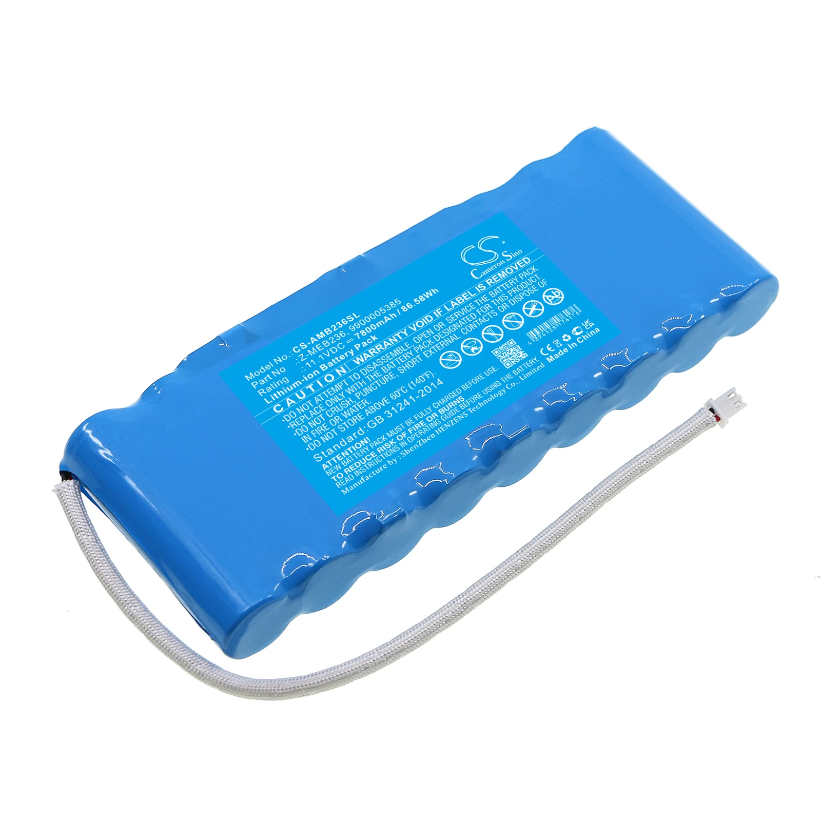 11.1V 7800mAh/10200mAh Lighting & Studio Battery Z-MEB236, 9900005385 for American DJ Mega Go PAR64 RGBA, Jelly Go PAR64 RGBA