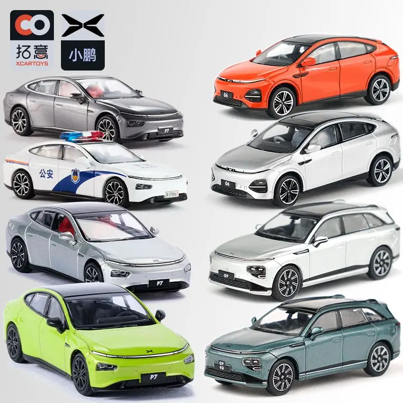 

XCARTOYS 1 64 Scale Xpeng P7 G6 G9 New Energy Alloy Car Model Adult Collectible Desktop Decor