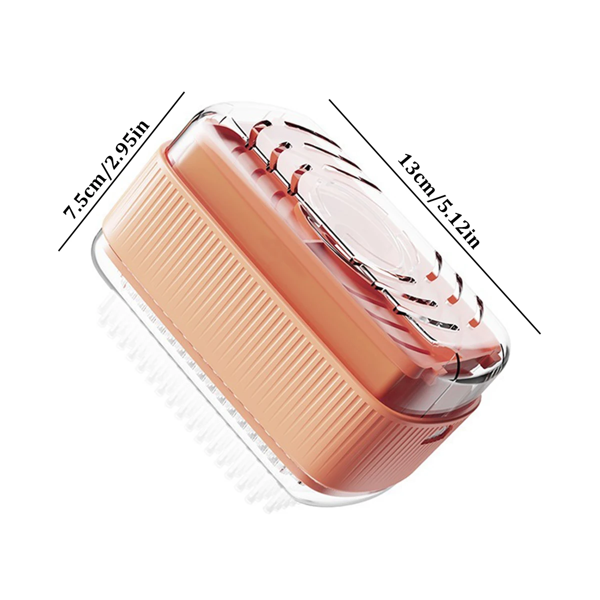 new Multifunctional soap dish with drum plastic laundry brush home bathroom kitchen travel portable soap drainer box case