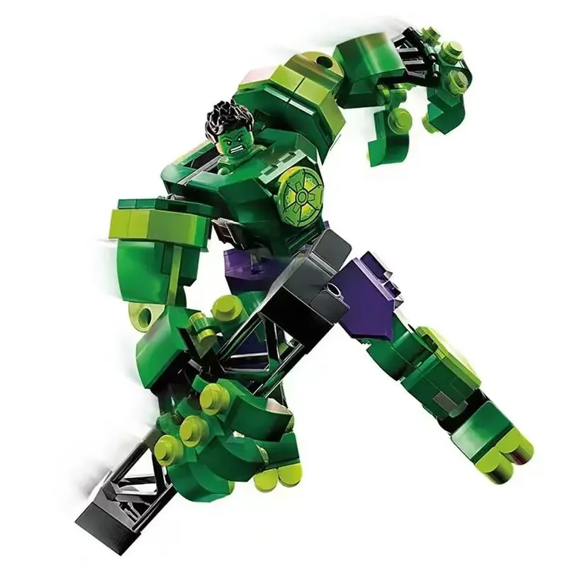 Heiße Superhelden-Actionfiguren-Bausteine: Spiderman Miles, Iron Man, War Machine – MOC-Bausatz-Modell für Kinder