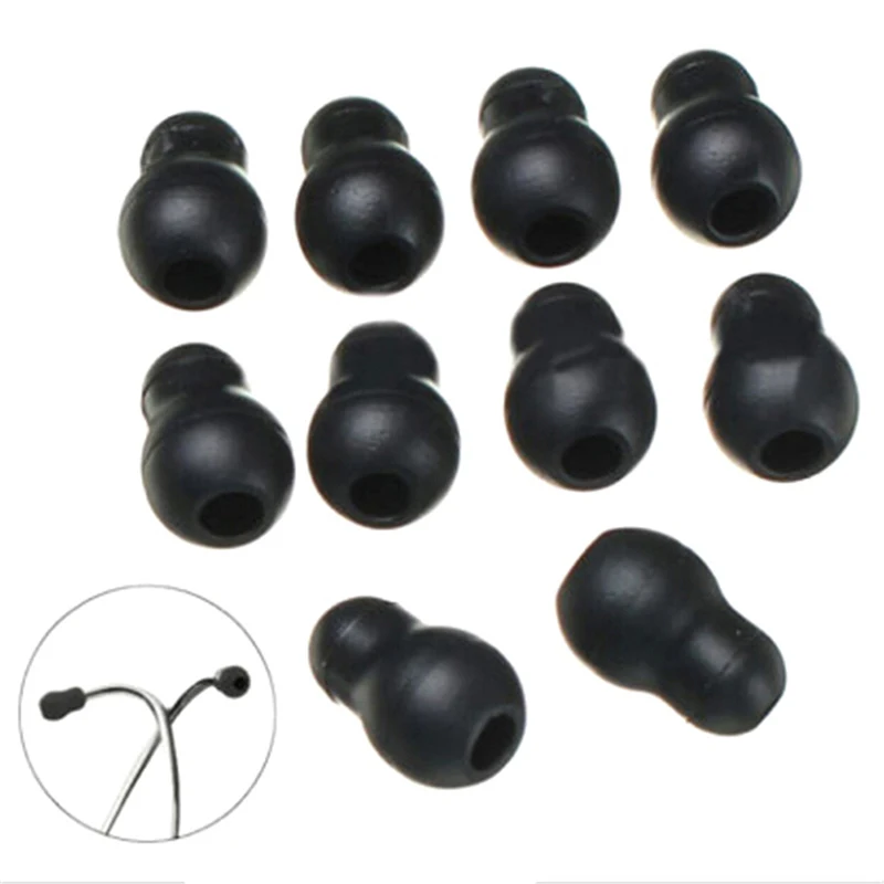 

10Pcs Soft Reusable Earplug Earpieces For Littmann Stethoscope Silicone