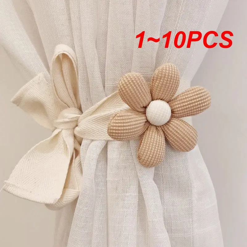 1~10PCS Flower Lace Rich And Colorful Durable The Actual Ease Of Use Decorative Convenient Window Solution Fix Curtains In Place