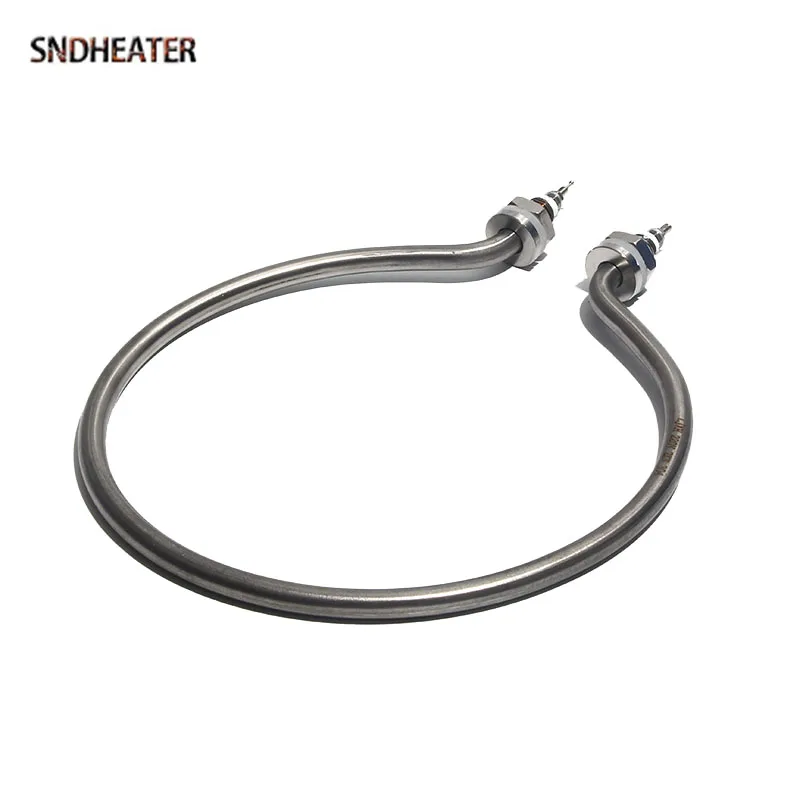 SNDHEATER 220 В M16 Резьба Электрический водонагреватель Нагревательный элемент Диаметр 220 мм Круглое сопротивление Нержавеющая сталь 304 2 кВт для котла