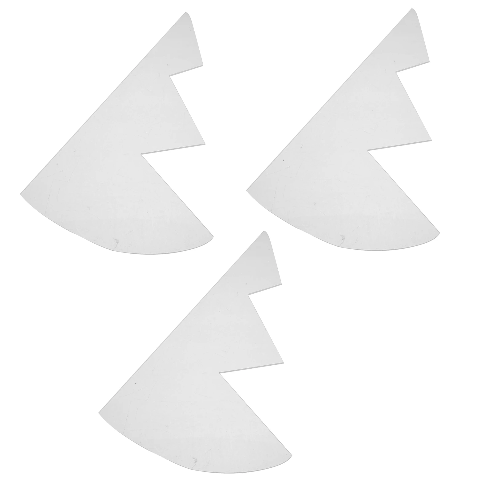 

3 Pcs Quilting Template Holiday DIY Christmas Tree Acrylic Xmas Stencil Decorate
