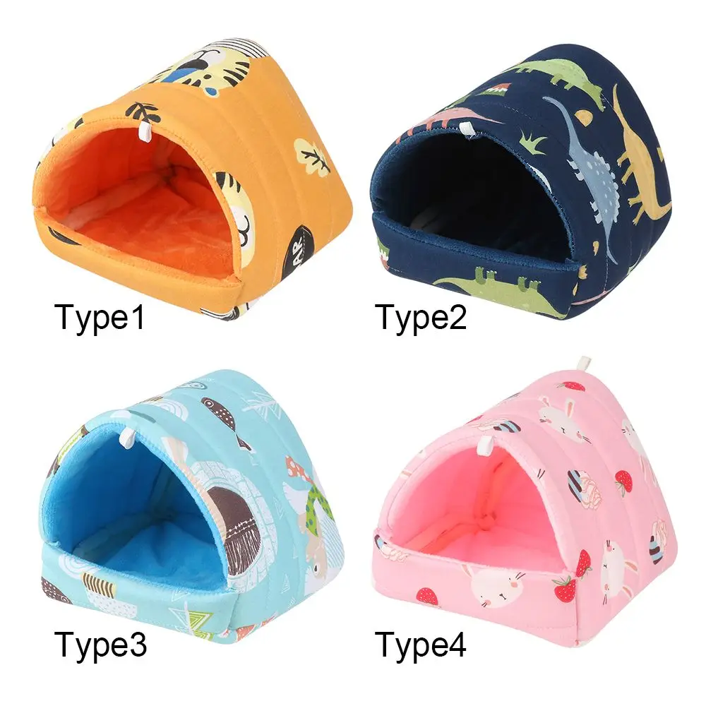 Comfortable Hamster House Small Animal Sleeping Bed Soft Guinea Pig Nest Warm Mat Mini Cage For Rabbit Squirrel Mat