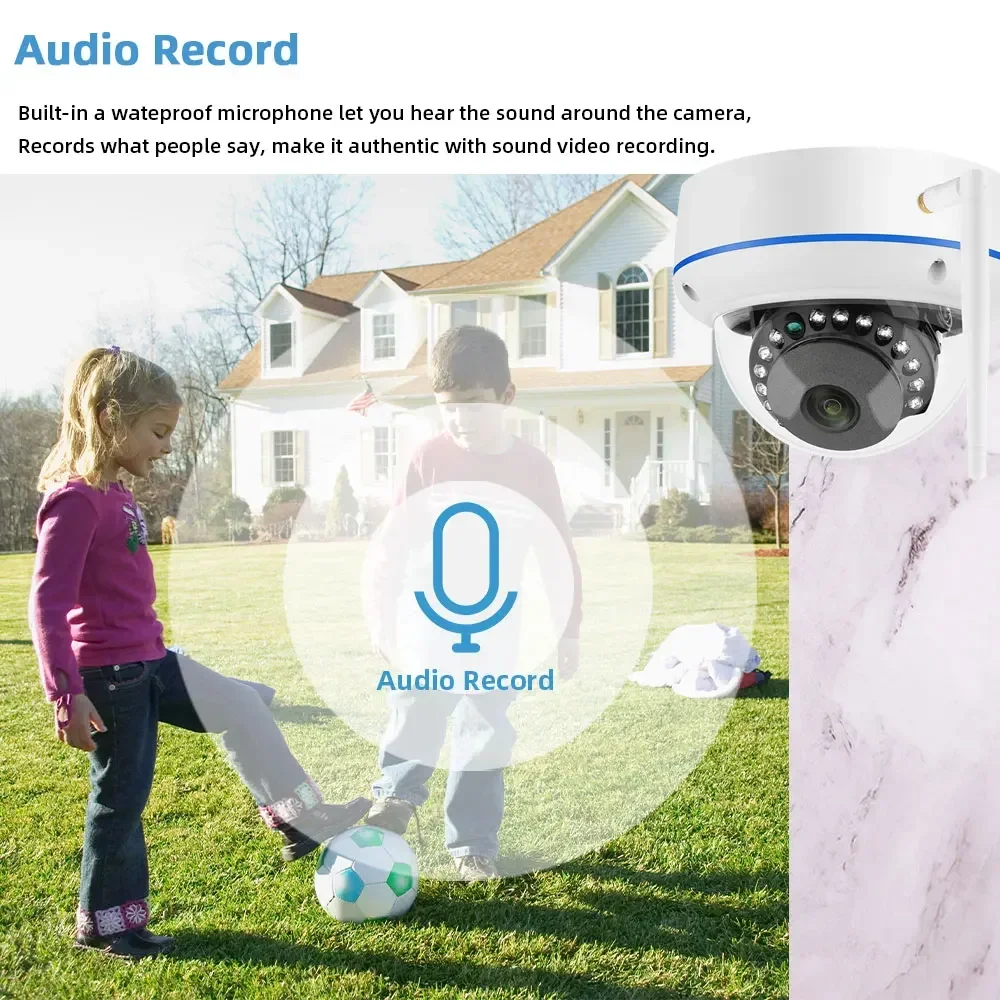 

16CH Wireless Outdoor CCTV System with 5MP Wifi Bullet Camera NVR Kit 8CH and Waterproof Dome Cameras for Home Security System