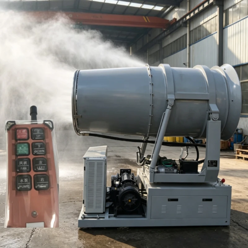 

Fog Cannon Sprayer 23M For Large Livestock Pasture Orchard Greenhouse Outdoor Demolition Site Dust Disinfection Mist Gun