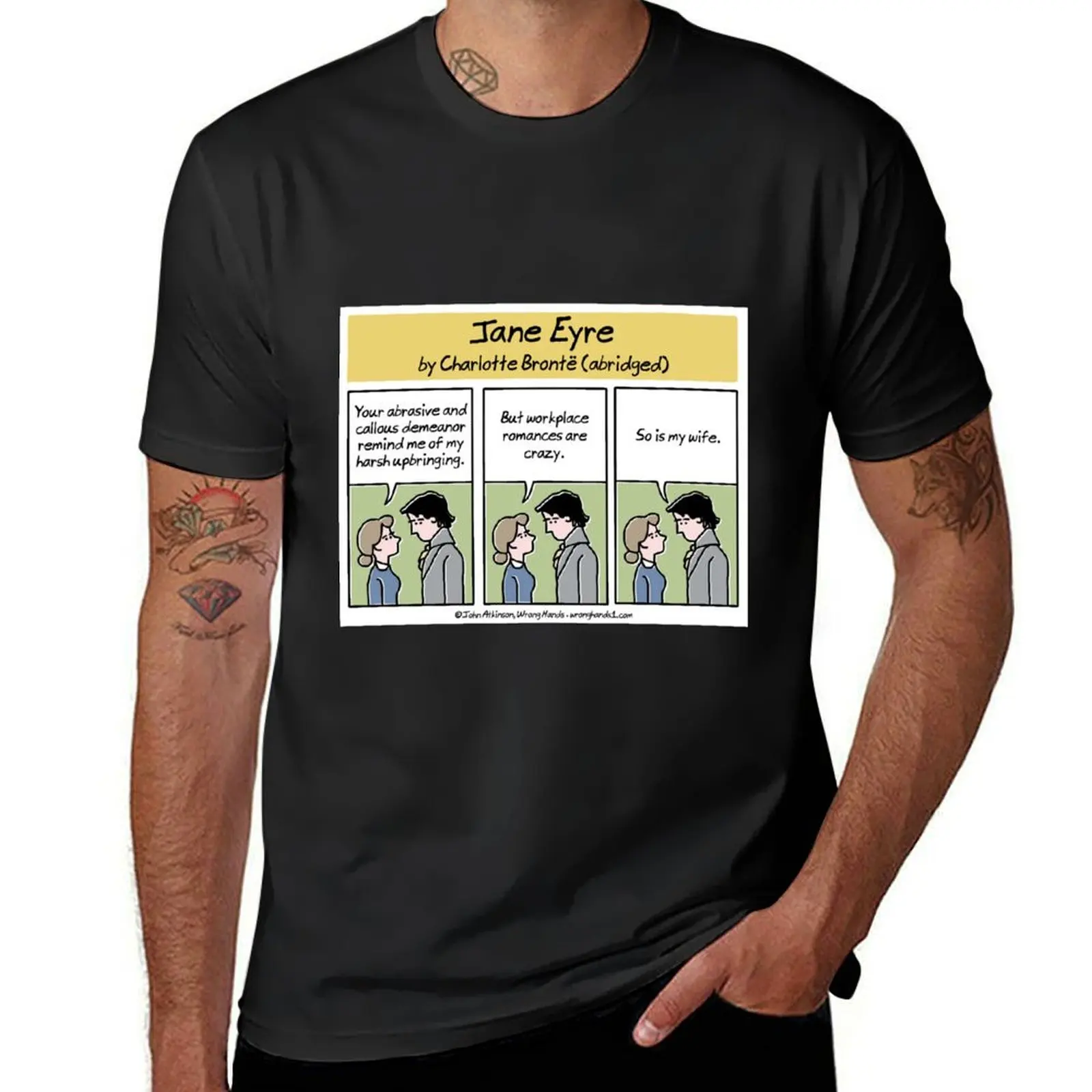 Jane Eyre (abridged) T-Shirt quick-drying boys animal print mens graphic t-shirts pack