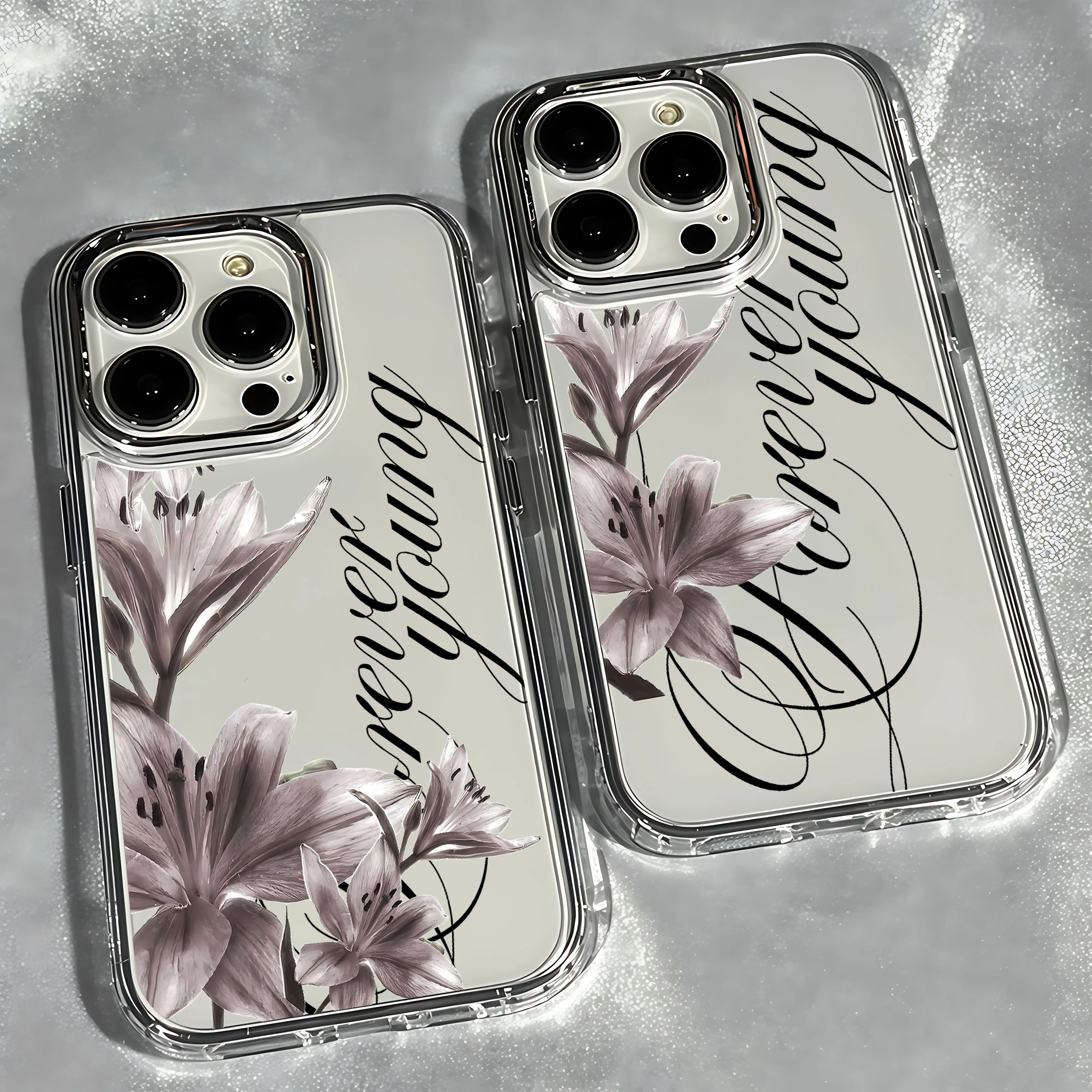 Lily Floral Art Phone Case for Samsung Galaxy A57 A56 A36 A26 A06 A55 A35 A16 A54 A34 A25 A24 A15 A14 A05S A05 A73 A53 A33 4G 5G
