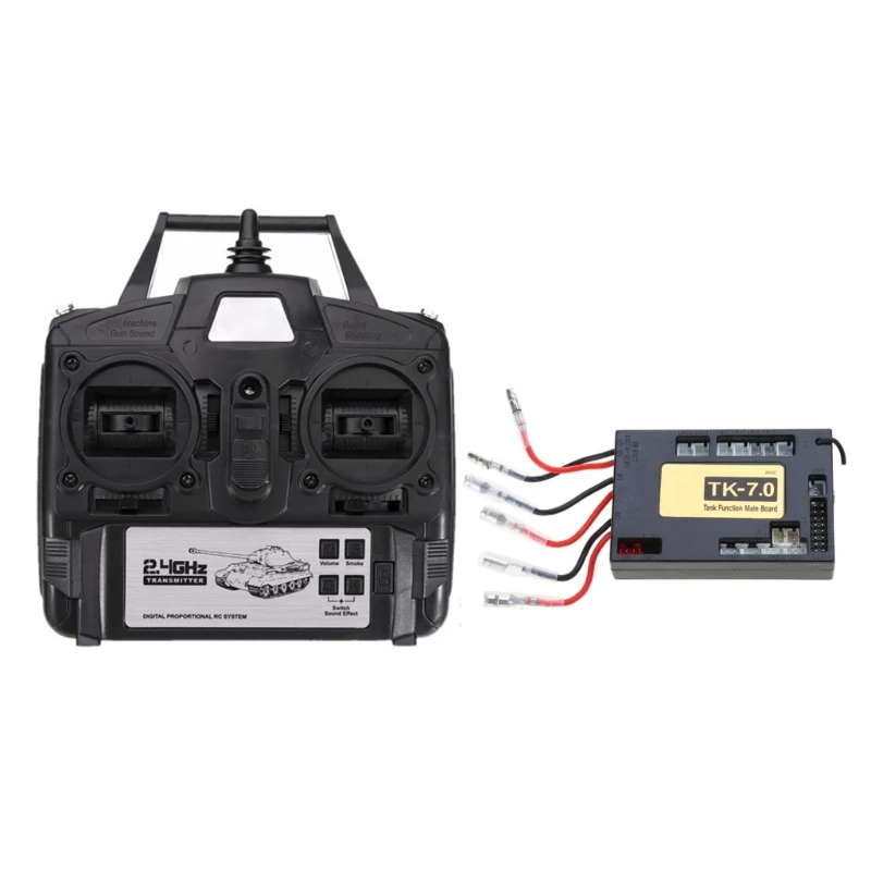 Digital Radio Spare Part 7.0 Version Main Board or 2.4GHz Transmitter Receiver for Kid’s Henglong 1/16 for Tank To