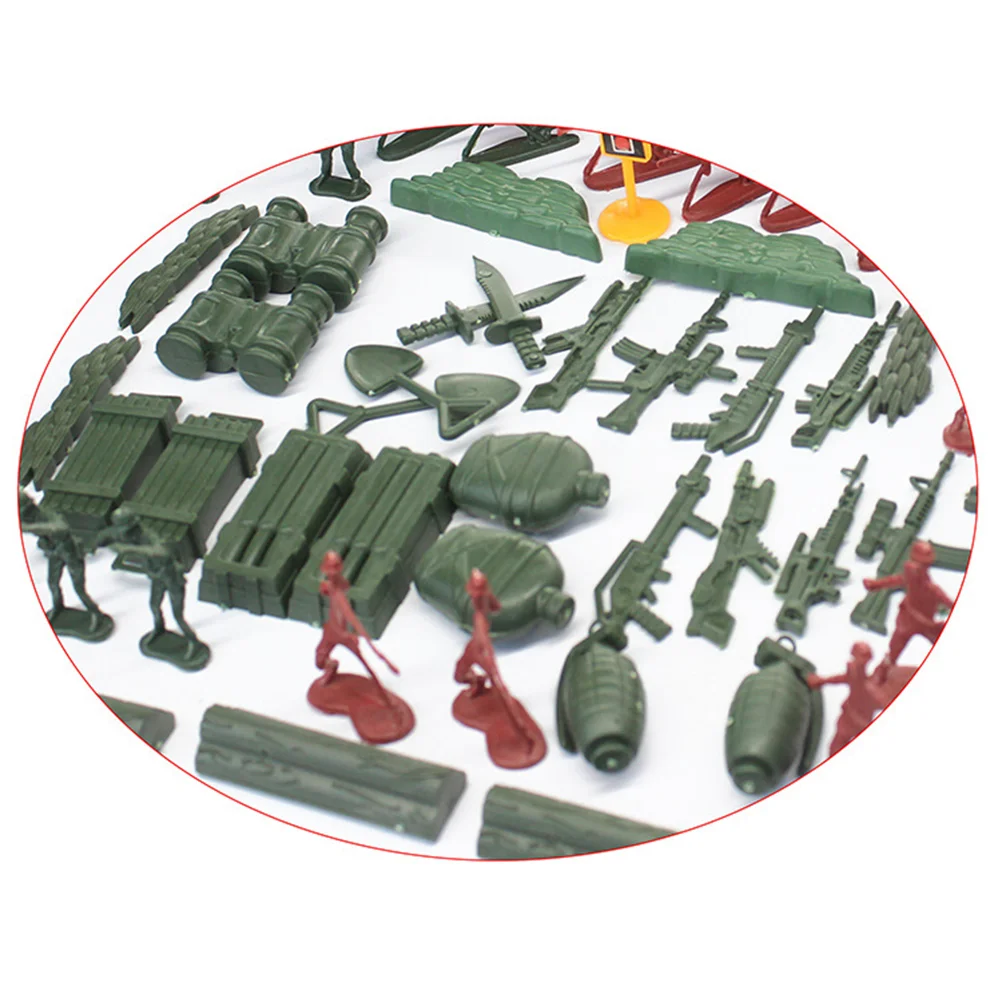 330Pcs Plastic Model Plastic Children Model Children’s Childrens Children’s Toy Set 4cm Soldier Education Children’s Childrens