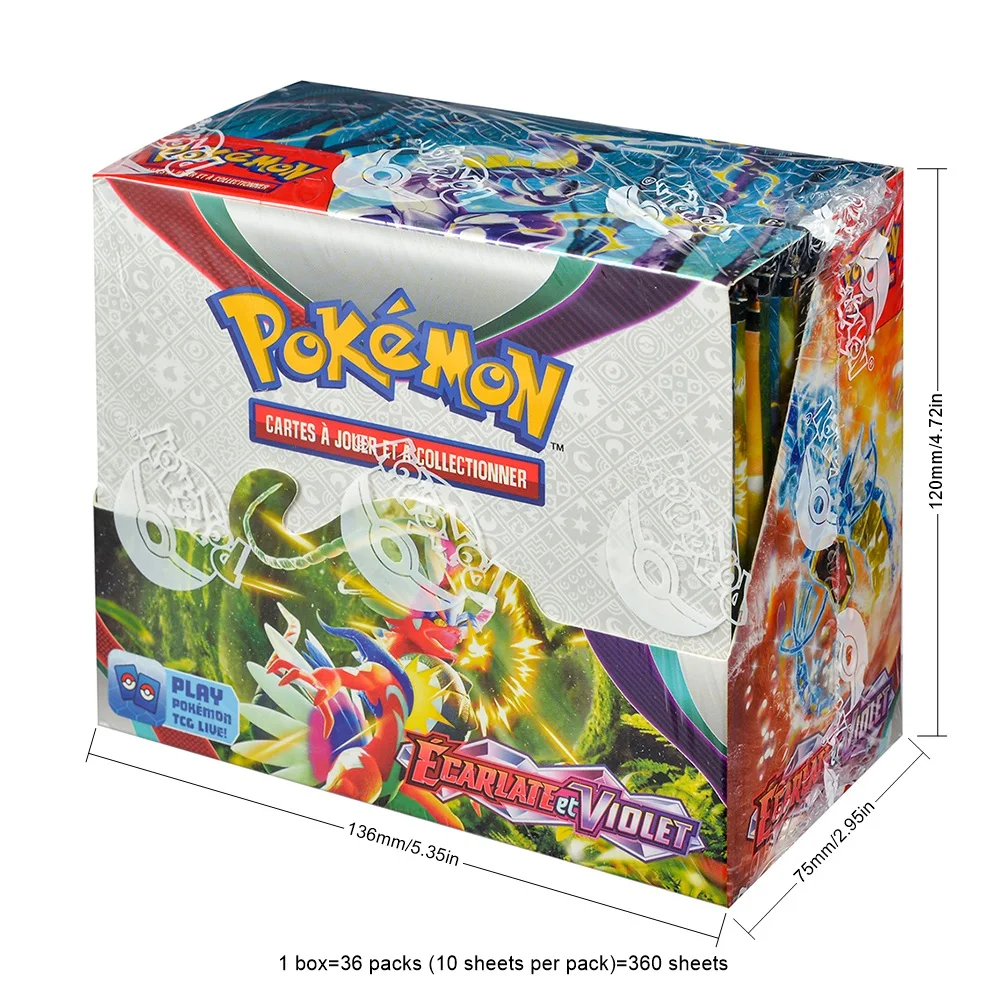 french pokemon booster box Hot Sale English Spanish Card Pokemon Card offering an engaging experience in the popular trading card game genre 1999 Wizards of the Coast