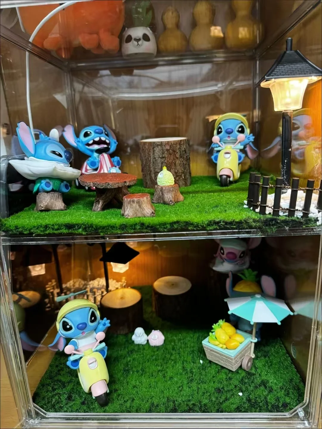 Kawaii Stitch Alien Blind Box Figura da collezione Peluche Simpatico arredamento da scrivania Regalo a sorpresa per la festa di compleanno Fan di Lilo e Stitch