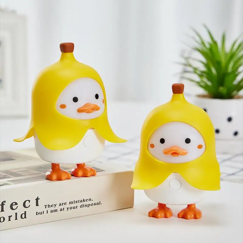 

Banana Lamp 800mAh Cute Cartoon Night Lamp Banana Duck Nursery LED Night Light Rechargeable Bedside Table Lamp For Nursery