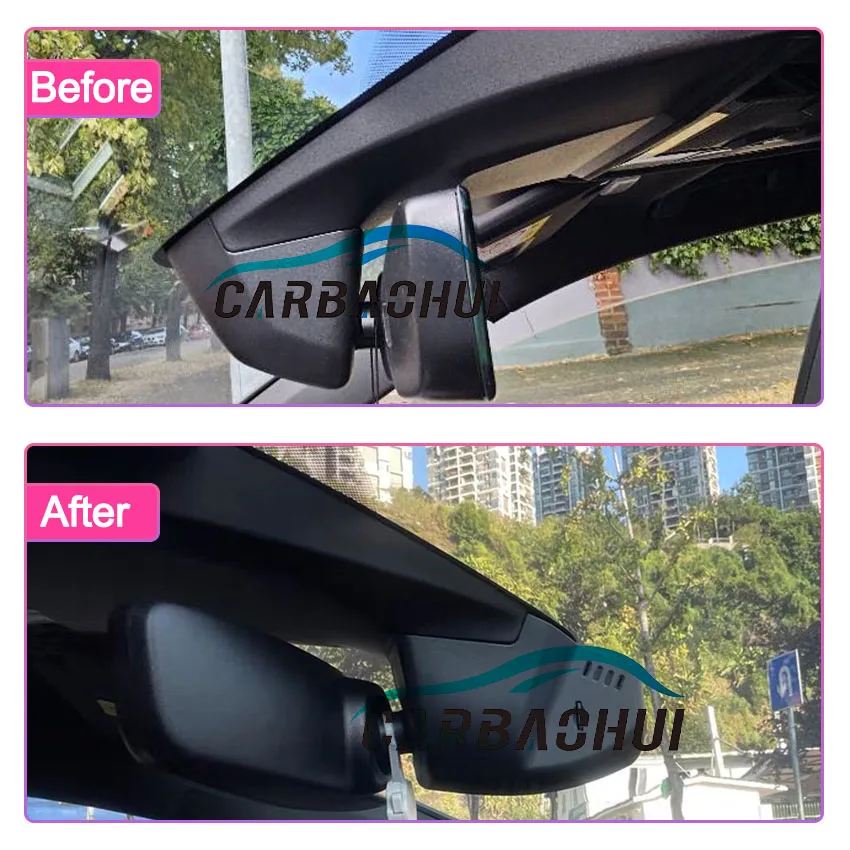 

Видеорегистратор для Skoda Enyaq 2020-2025 / Elroq 2025, интегрированный, в стиле OEM, 4K 2160P, с Wi-Fi и управлением через приложение