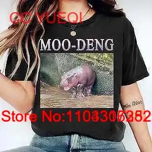 Moo Deng Bouncy Pig Comfort T-Shirt - Cute Thai Baby Hippo - Adorable Animal Tee