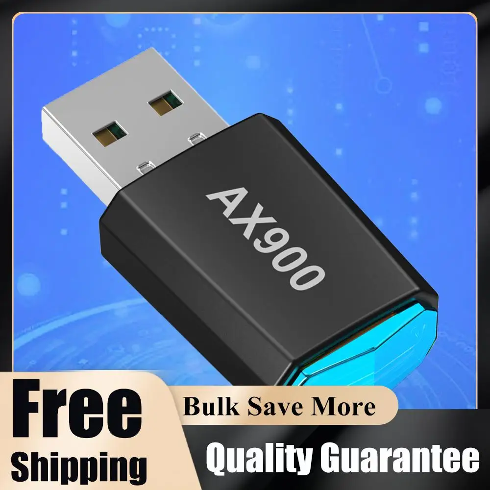 AX900 Driver-Free Wireless Network Card Dual-Band USB Network Card 900Mbps Wifi Receiver 2.4G&5GHz for Laptop Windows 7 10 11
