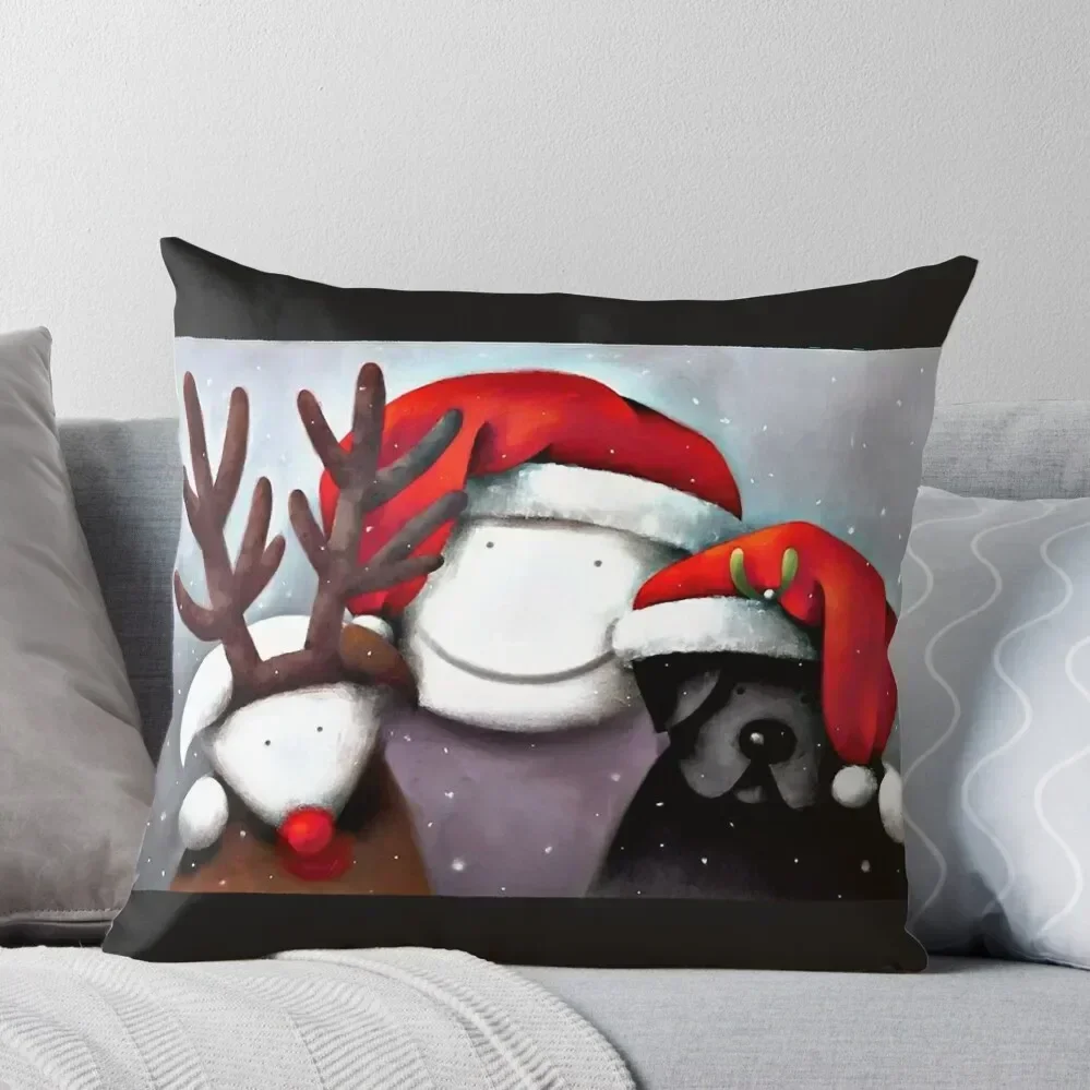 

Doug Hyde Throw Pillow Christmas Pillow Covers pillows decor home Pillowcase Cushion Decorative pillow case
