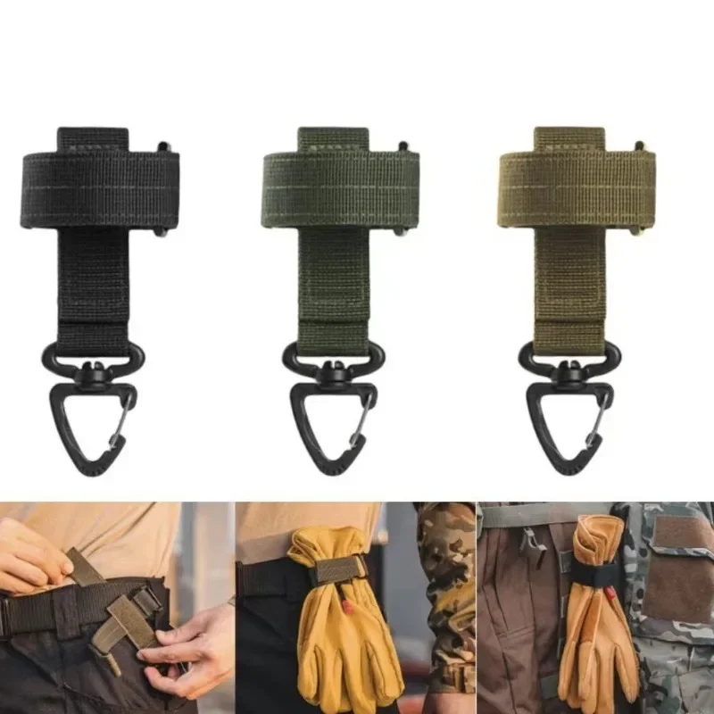 Multi-purpose Nylon Gloves Hook Work Gloves Safety Clip Outdoor Tactical Climbing Rope Camping Hanging Buck Outdoor Camping