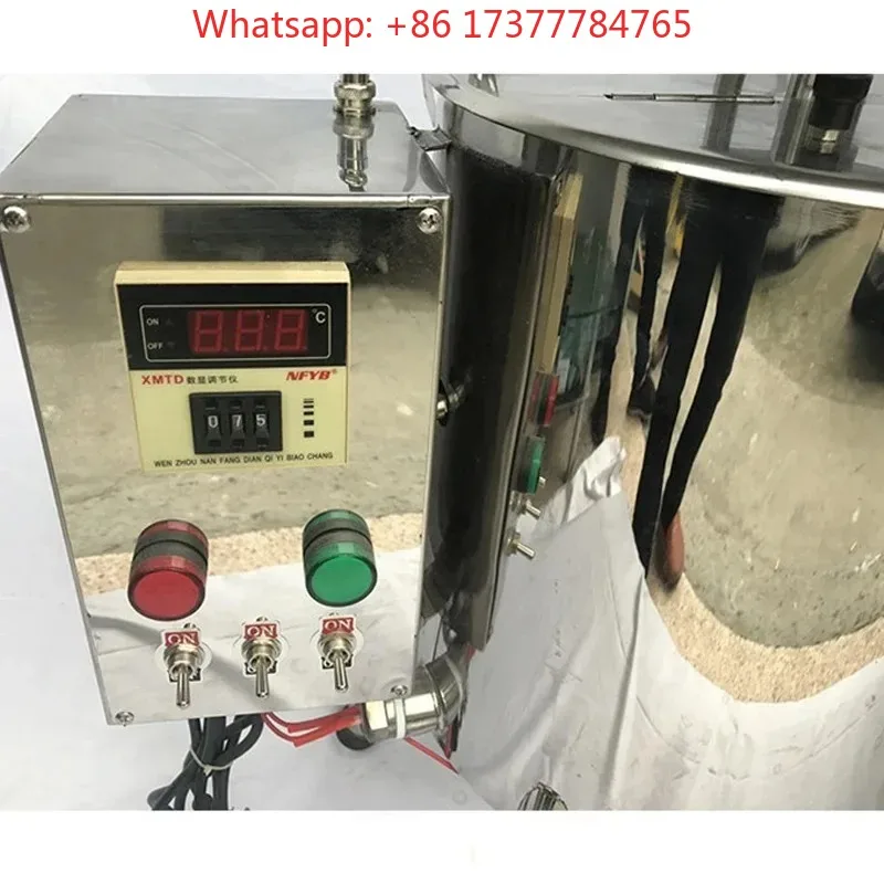 30L Stainless Steel Heating Stirring Filling Machine for Lipstick Crayon Cool Oil Nail Polish And Soap 220V