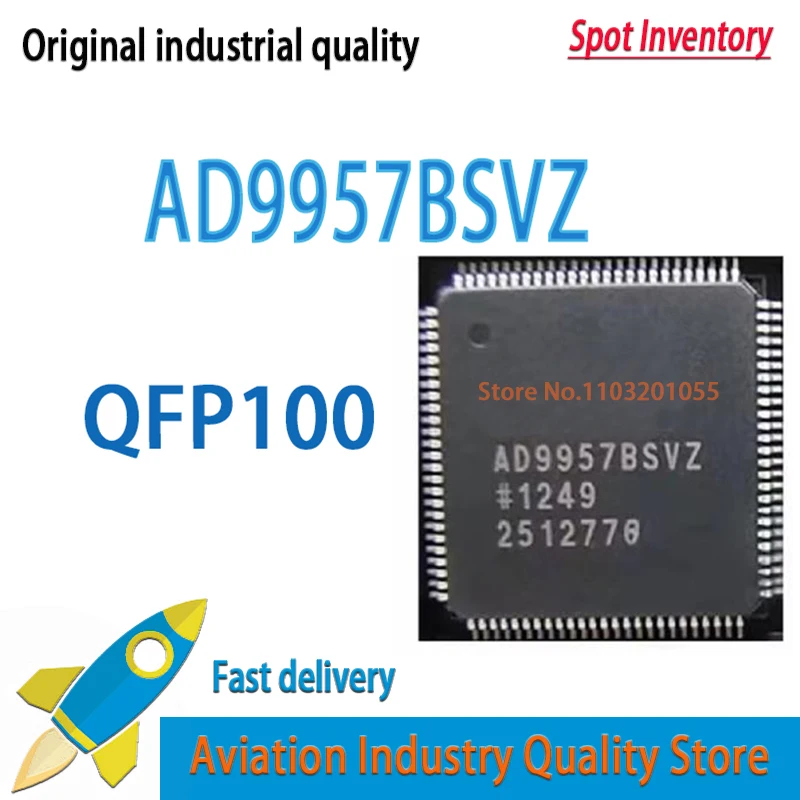 AD9957BSVZ 1pcs/lot   AD9957BSV AD9957 QFP100  100TQFP