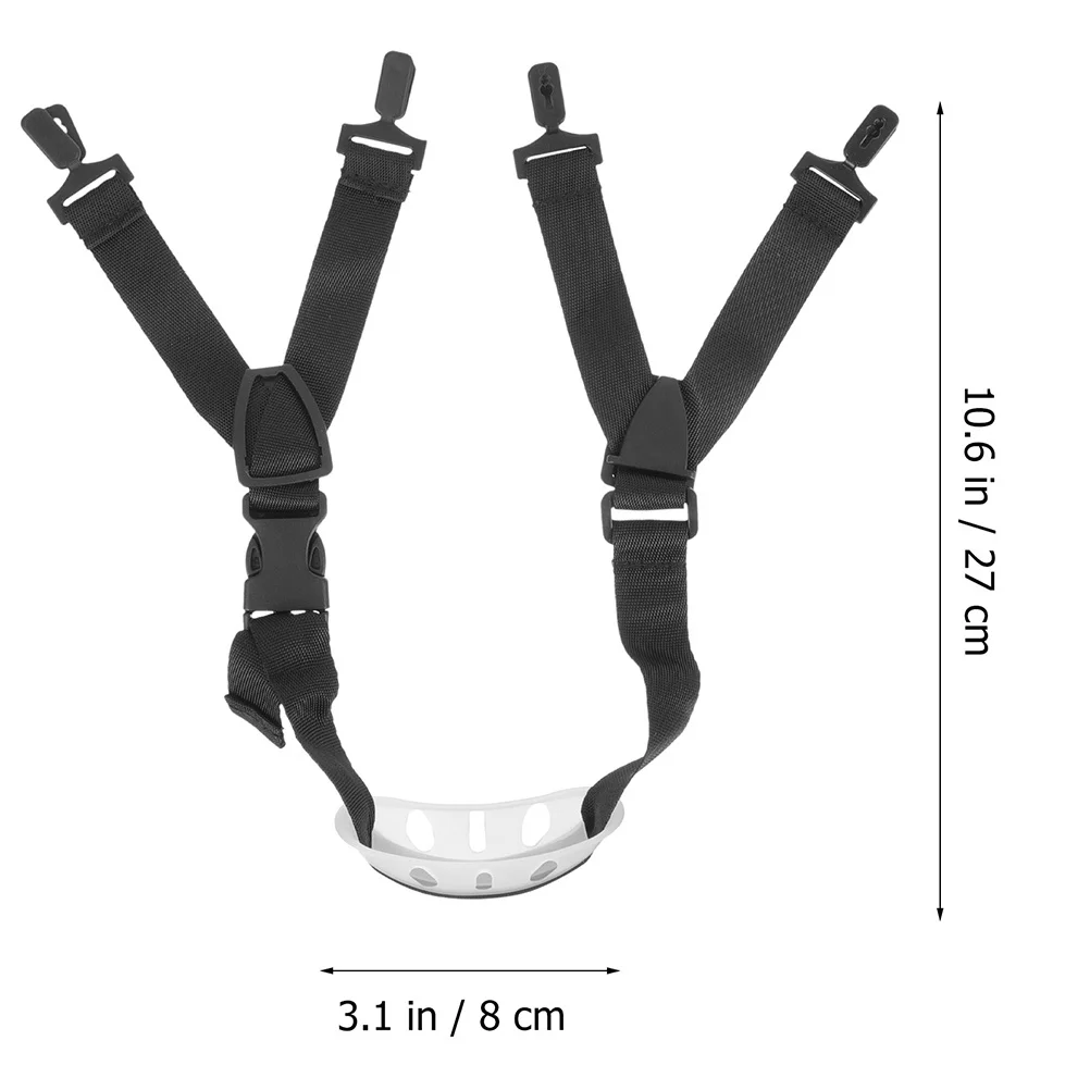 2Pcs Hard Hat Chin Strap Safety Chain Belt Sturdy Wear-Resistant Construction Chin Straps Professional Protection