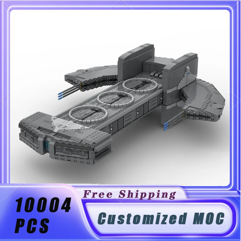 Space War Building Blocks 10000pcs Giant Interstellar Carrier Brick Model DIY Assembly Parent-child Toy Display Gift