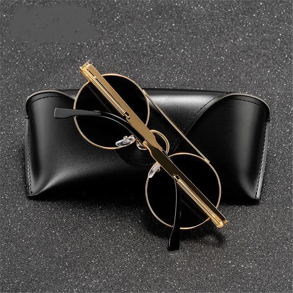 Vintage Punk Style Sunglasses Men Retro Round Metal Frame Women Summer New Design Sun Glasses Fashion Eyewear UV400