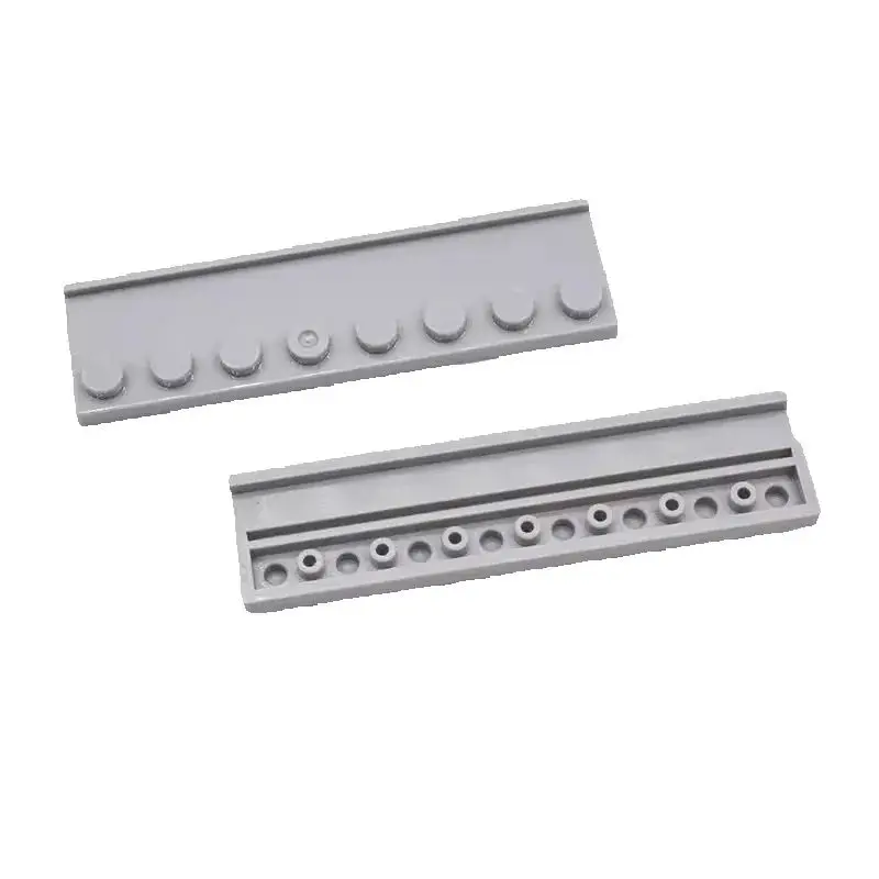 10PCS 30586 Blöcke Zubehör Ziegel 8x2 mit Schlitz Tür Track Technologie Gebäude Teil MOC Spielzeug DIY Weihnachten geschenk