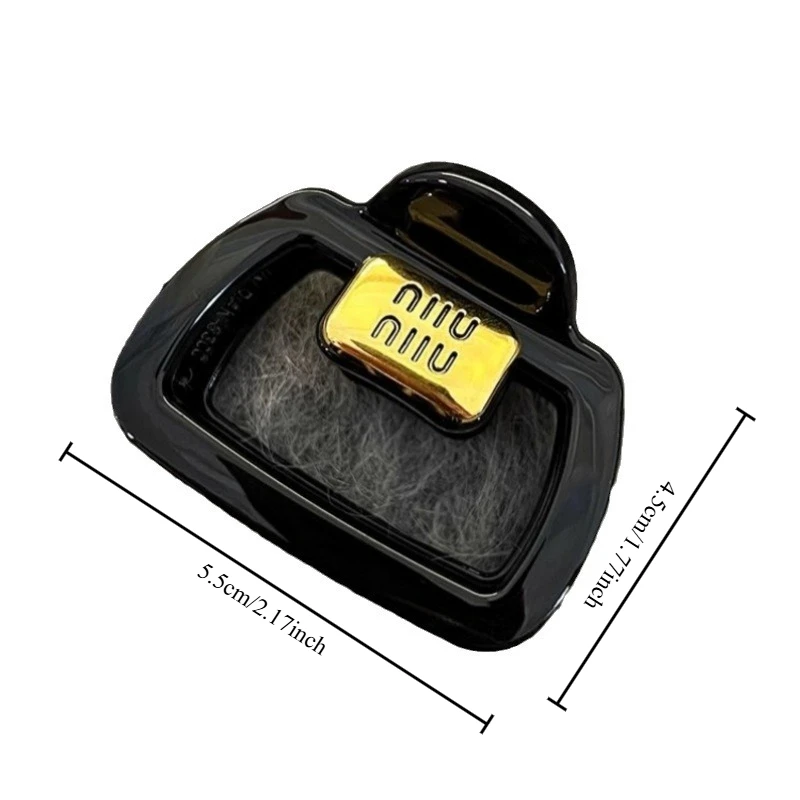 مشبك شعر صغير راقي نمط جديد مشبك شعر نسائي الجزء الخلفي من الرأس مشبك شعر بسيط نصف مربوط على شكل قرش