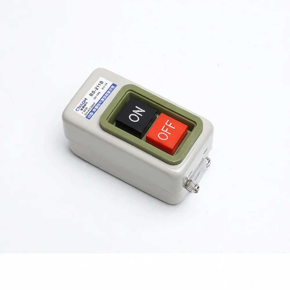 Manual Push Button Control Switch BS230B BS216B BS211B Three Phase Motor Starter Industrial Electrical Equipment Assembly