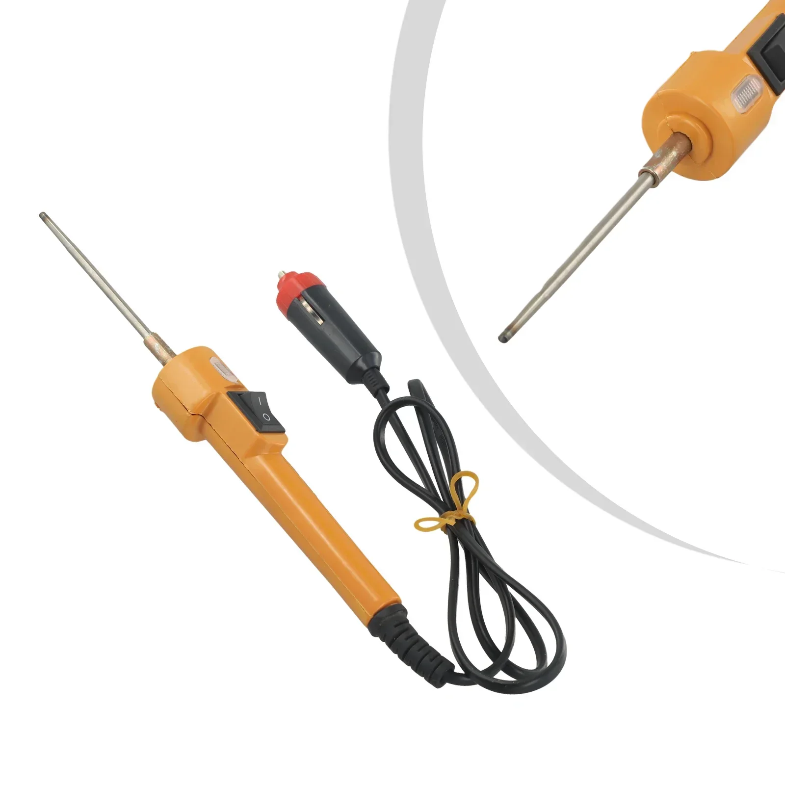 Quick Heating Power Tool, 12V Soldering Iron, External Heating, Novel Appearance, Corrosion Resistant, Precise Design