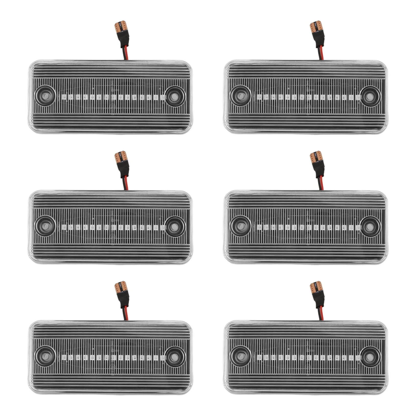 6 прозрачных светодиодных боковых габаритных фонарей для Fiat Ducato III Iveco Daily IV DAF LF XF CF 5010306792