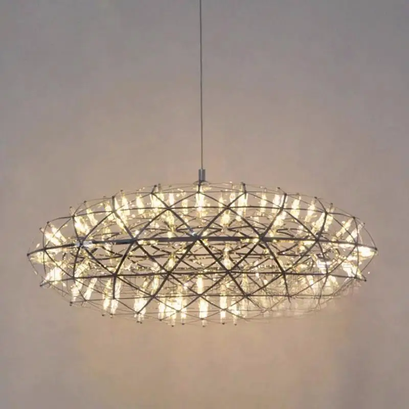 Modern Spark Ball Chandelier Nordic Raimond Zafu Pendant Light For Villa Staircase Mall  LED Luxury Hanging Lighting Fixtures