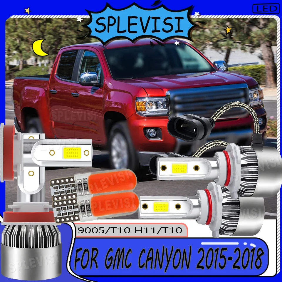 

Long-Term Use Easy Installation Stable Lighting 6000K LED Headlight Replacement Car Light For GMC Canyon 2015 2016 2017 2018
