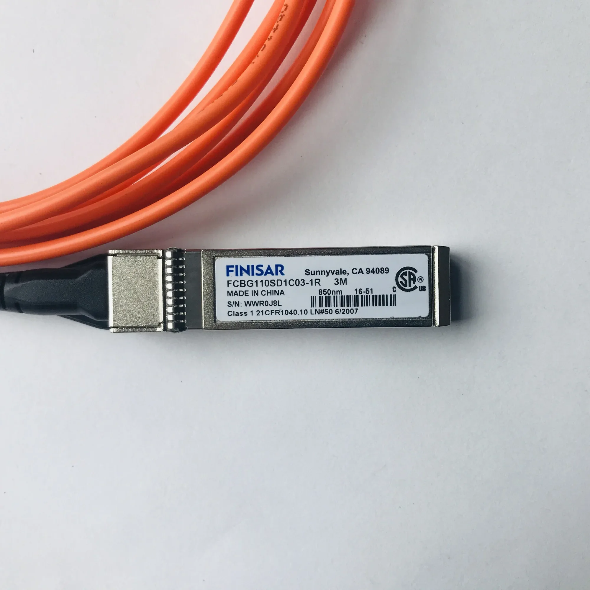 

Finisar 10GB Optical Fiber Cable AOC Optical Module SFP/Finisar 10G AOC Optical Cable Connecting Wire