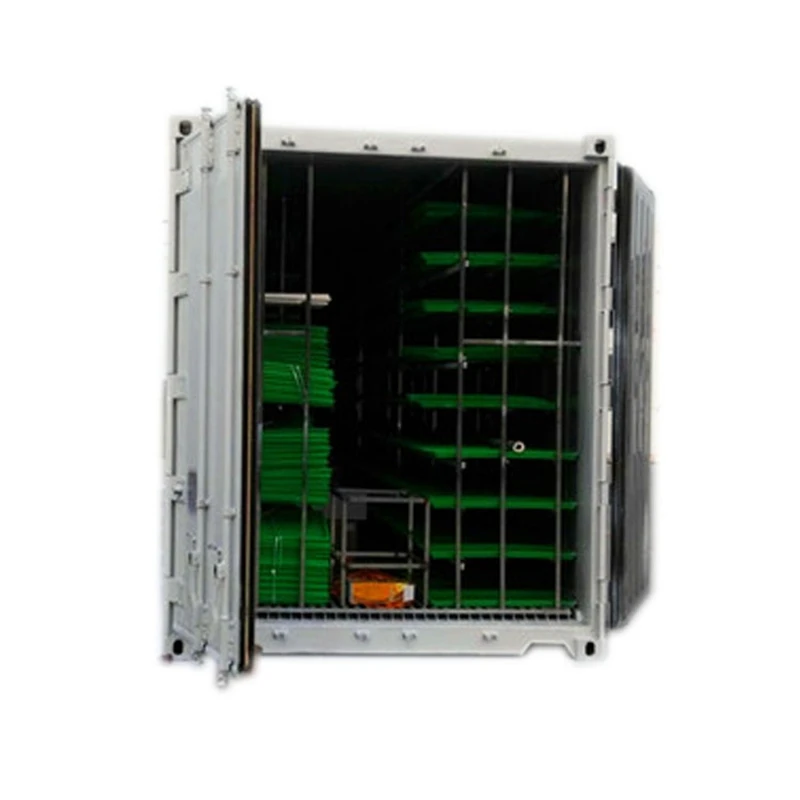 Hydroponic Automatic Motor-Driven Container Fodder Sprouting Grow System Save Water Electricity 500kg/day Patented